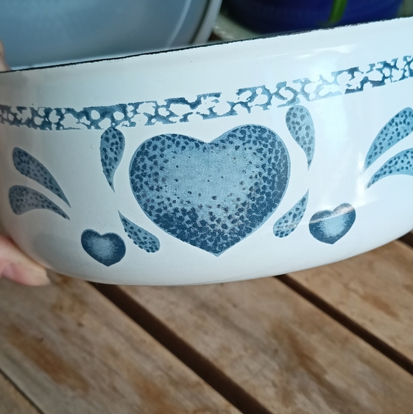 🌷3/15🌷 Vintage bowl with lid Delfts blauw like - Picture 4 of 6